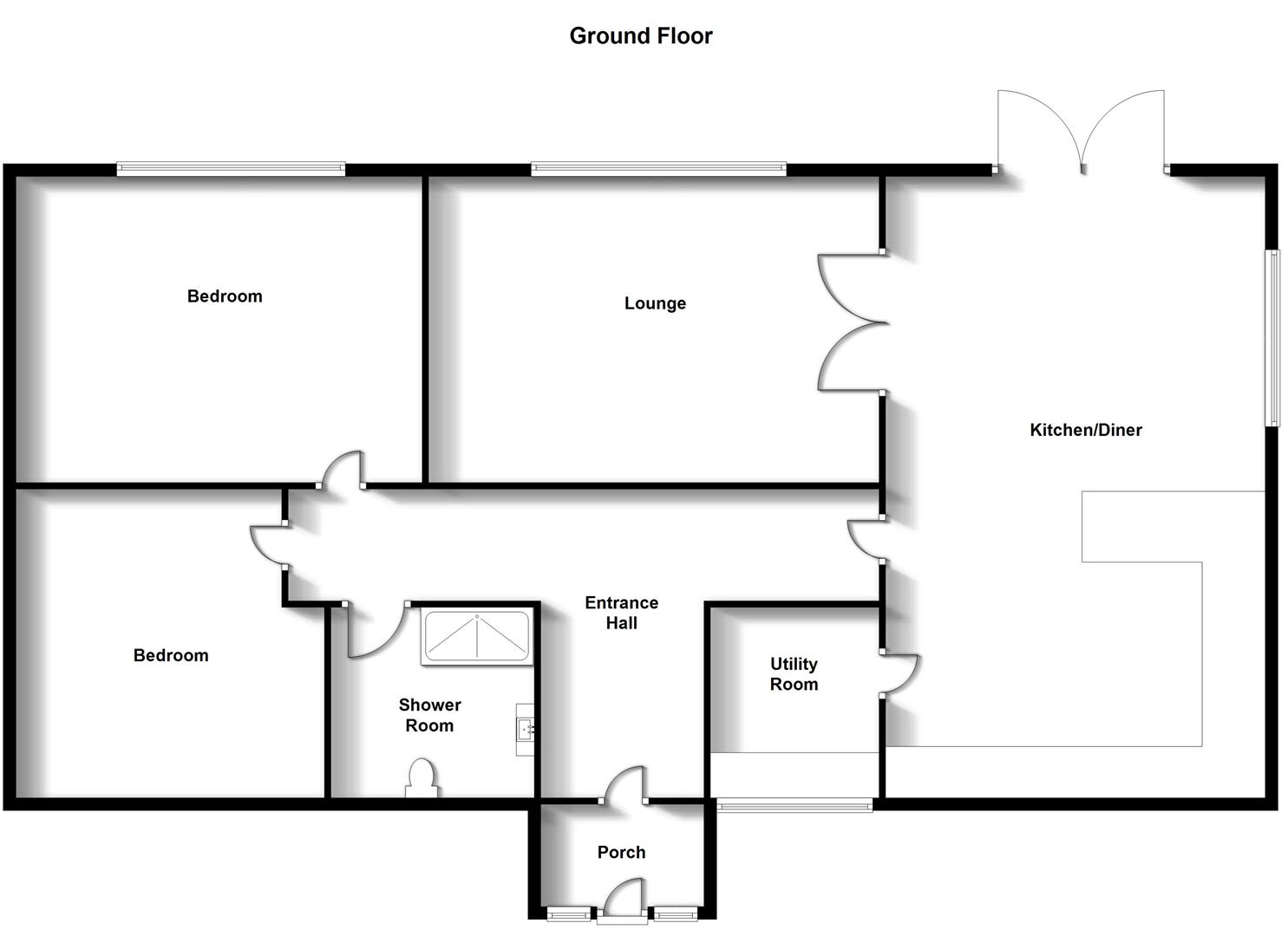 Floorplans For Harris Drive, Overslane, Rugby