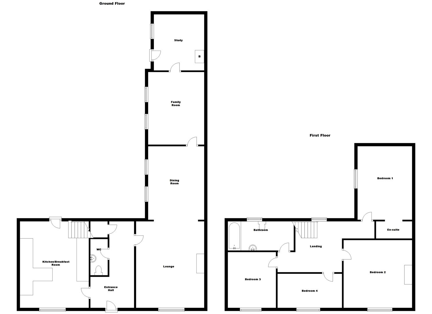 Floorplans For High Street, Yelvertoft, Northampton