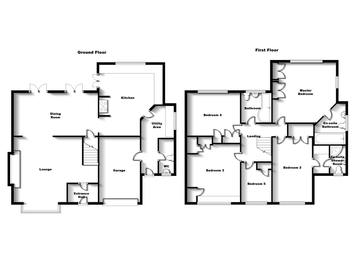 Floorplans For Sawbridge Road, Grandborough, Rugby