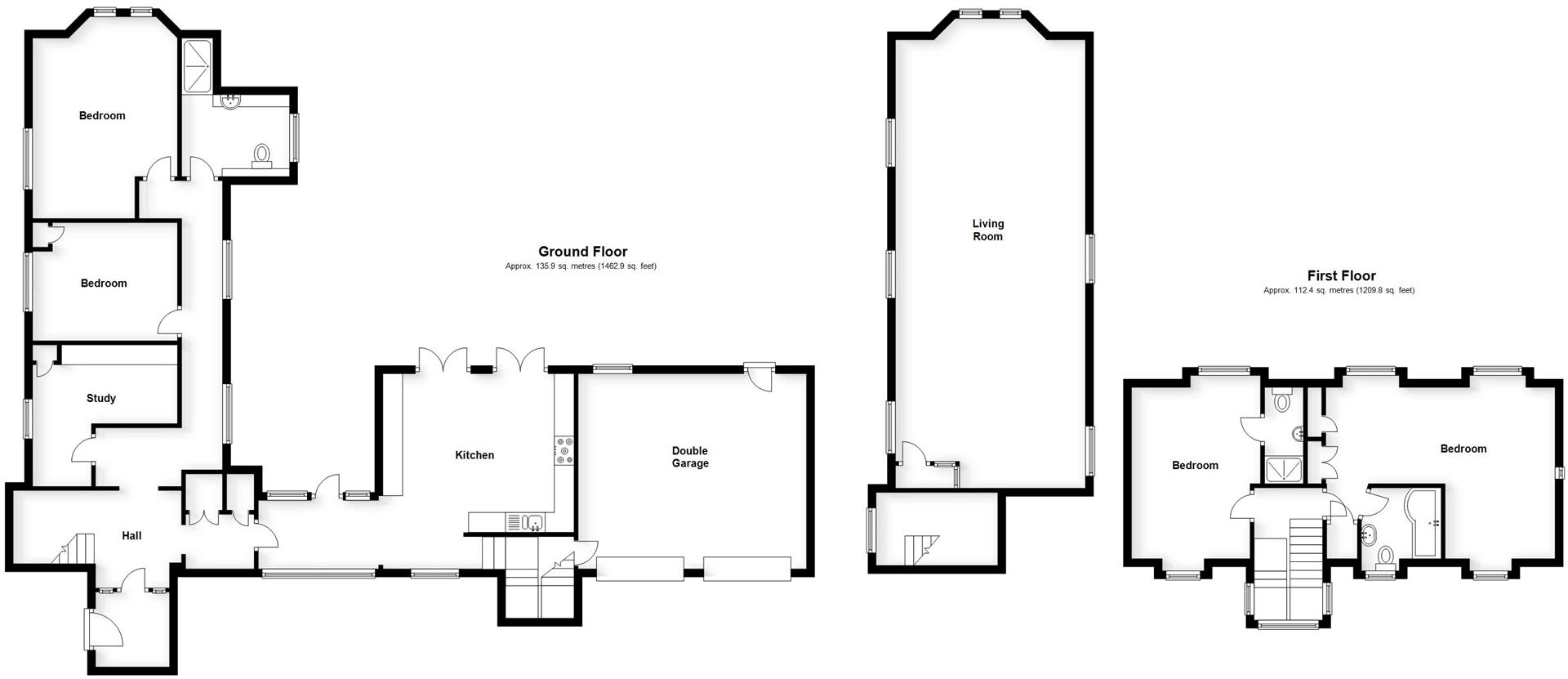 Floorplans For The Memorial Chapel, Bilton, Rugby