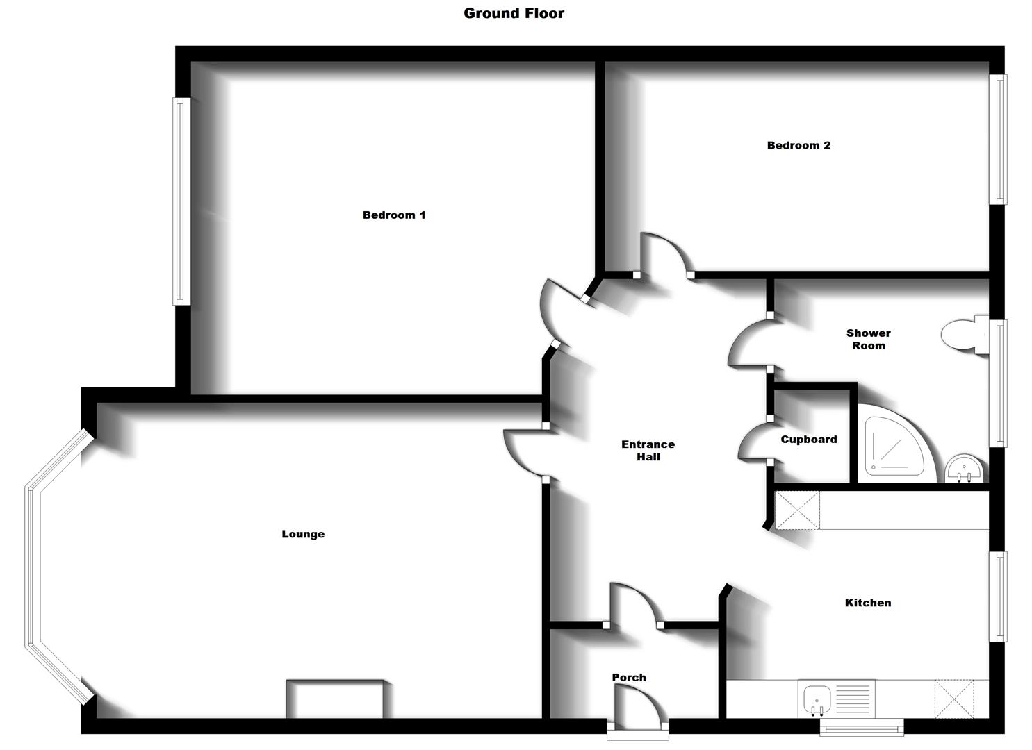 Floorplans For Tennyson Avenue, Shakespeare Gardens, Rugby