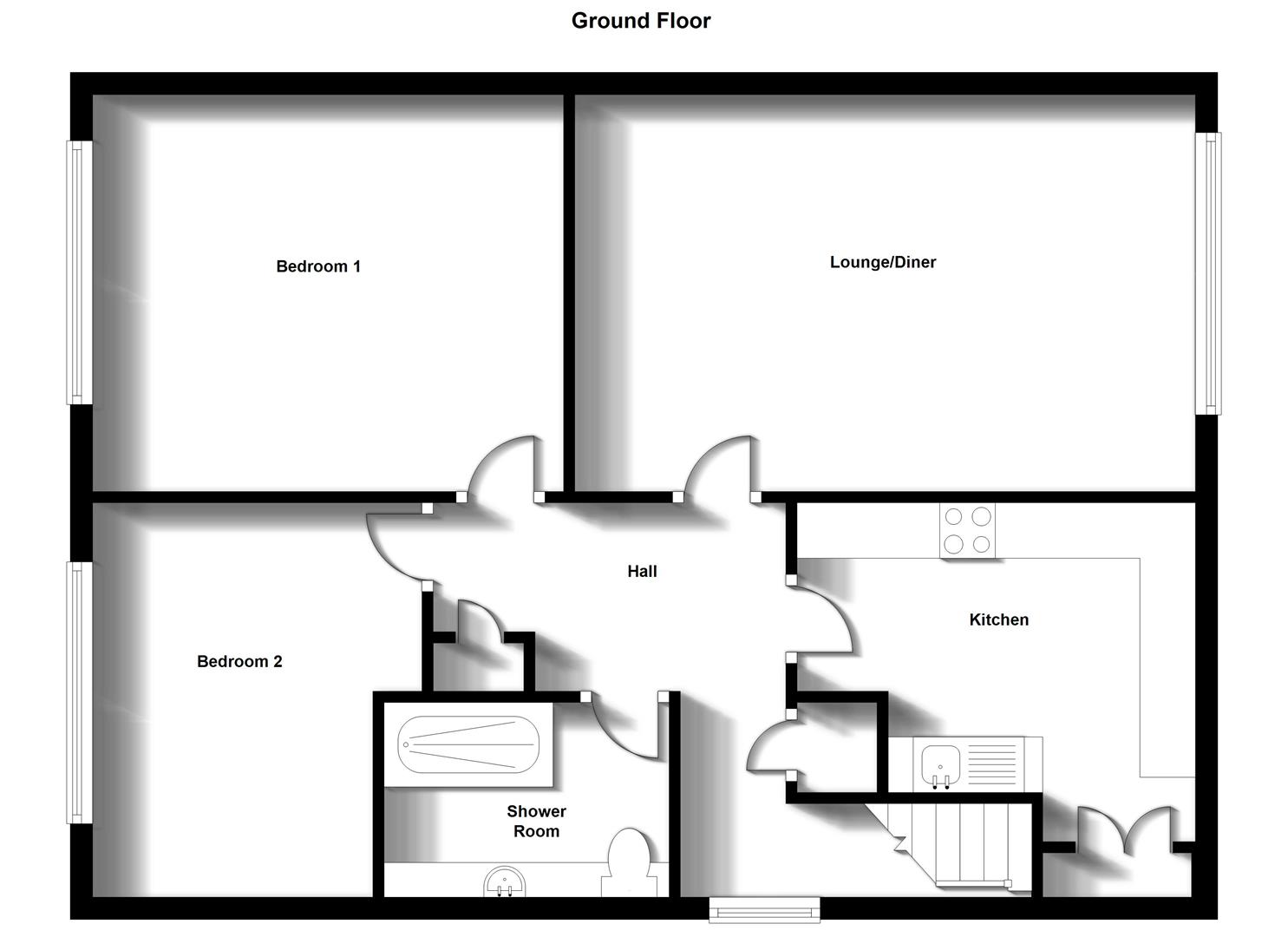 Floorplans For Frobisher Road, Bilton, Rugby