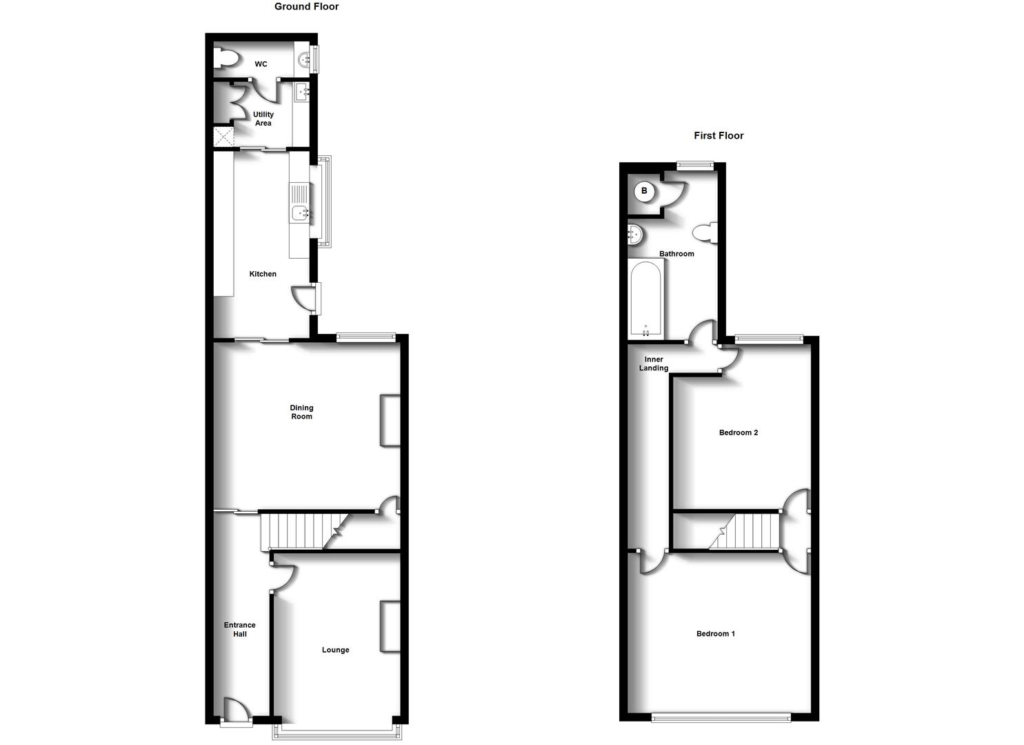 Floorplans For Cambridge Street, Town Centre, Rugby