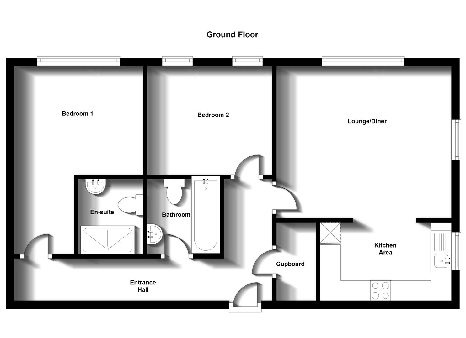 Floorplans For Kirkistown Close, Rugby