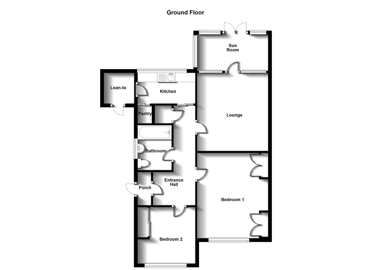 Floorplans For Lower Hillmorton Road, Hillmorton, Rugby