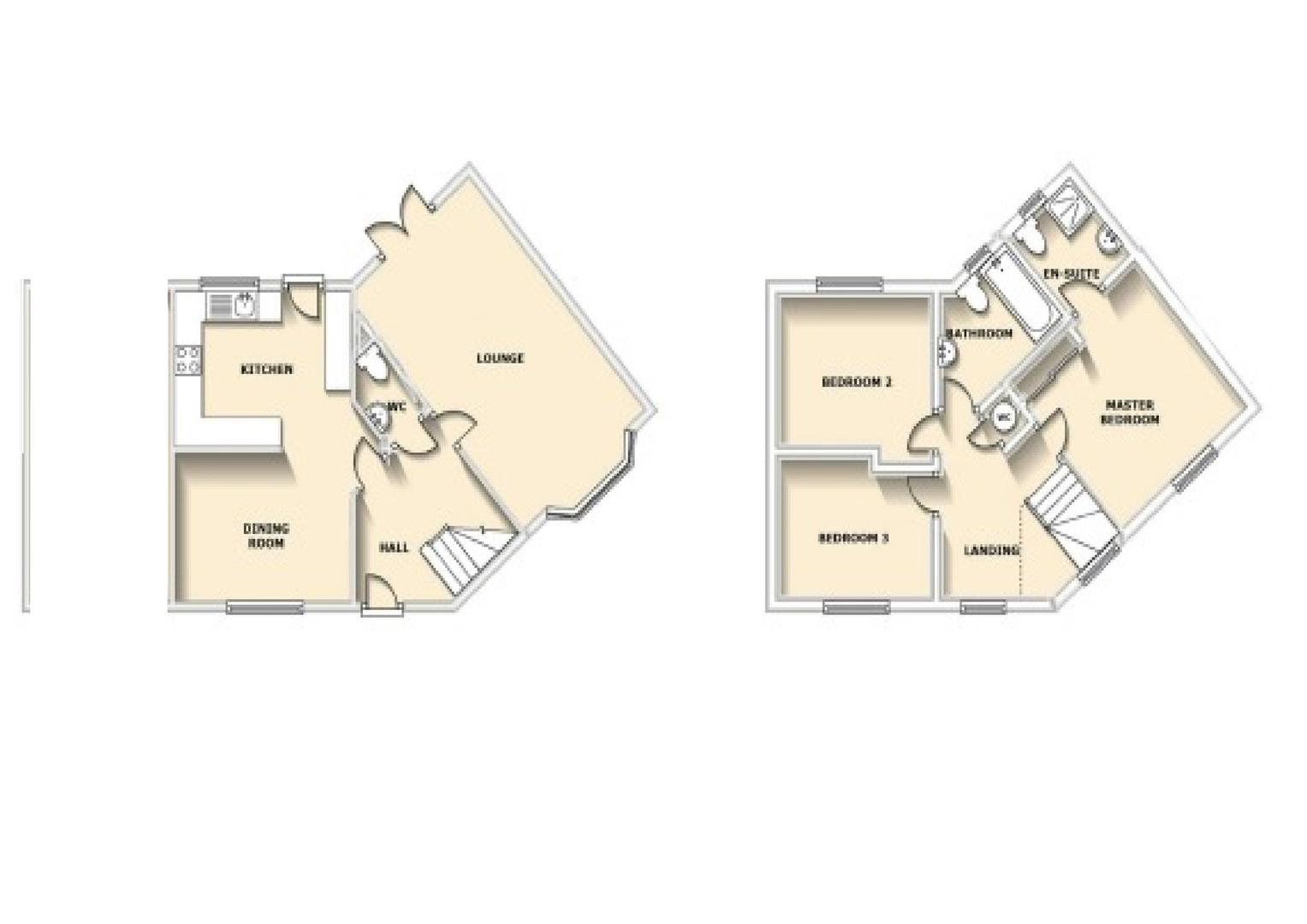 Floorplans For Langlands Place, Coton Park, Rugby