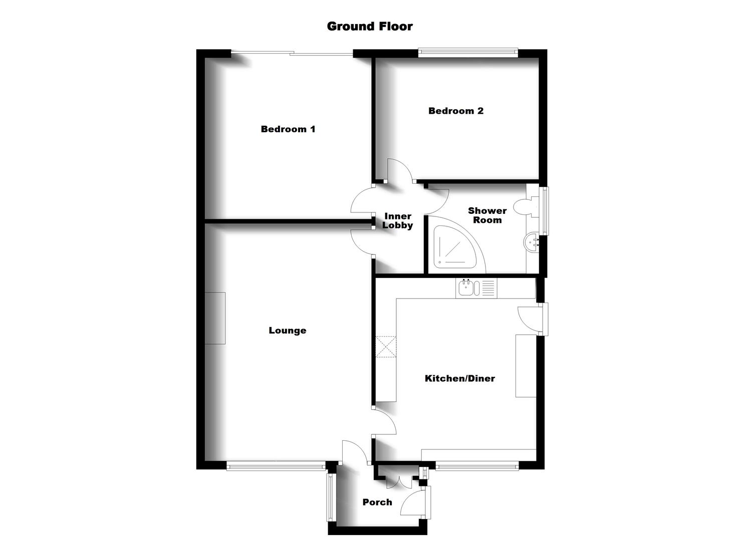 Floorplans For Beswick Gardens, Bilton, Rugby