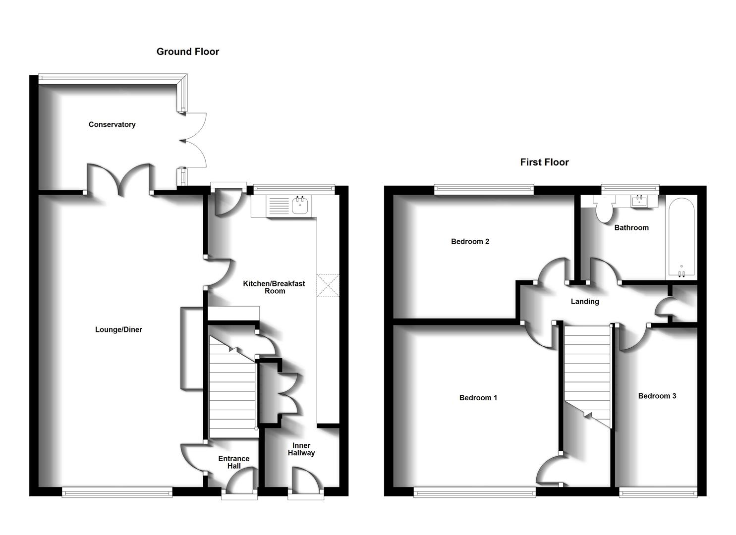 Floorplans For Rosewood Avenue, Rokeby, Rugby