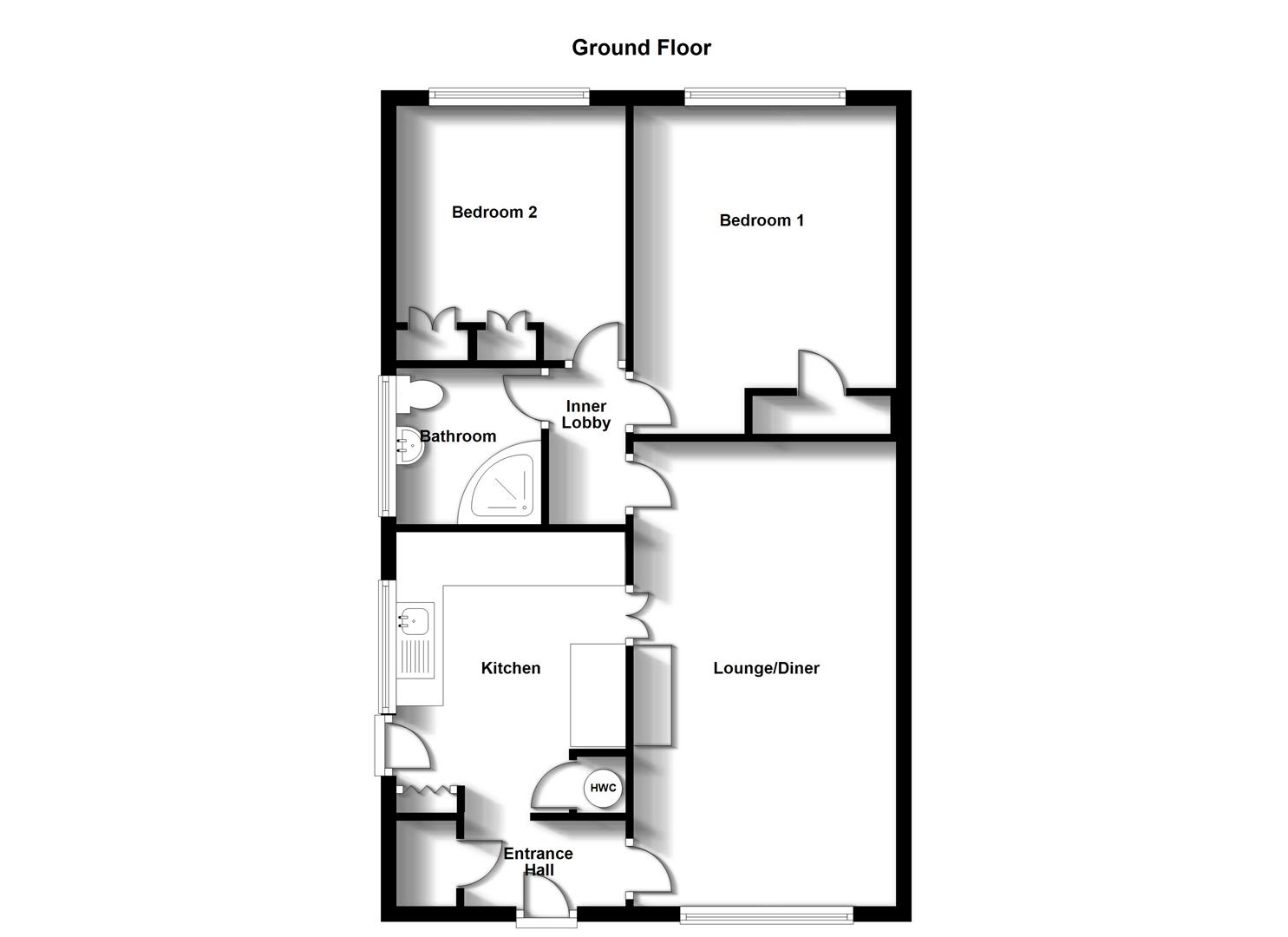 Floorplans For Oberon Close, Woodlands, Rugby