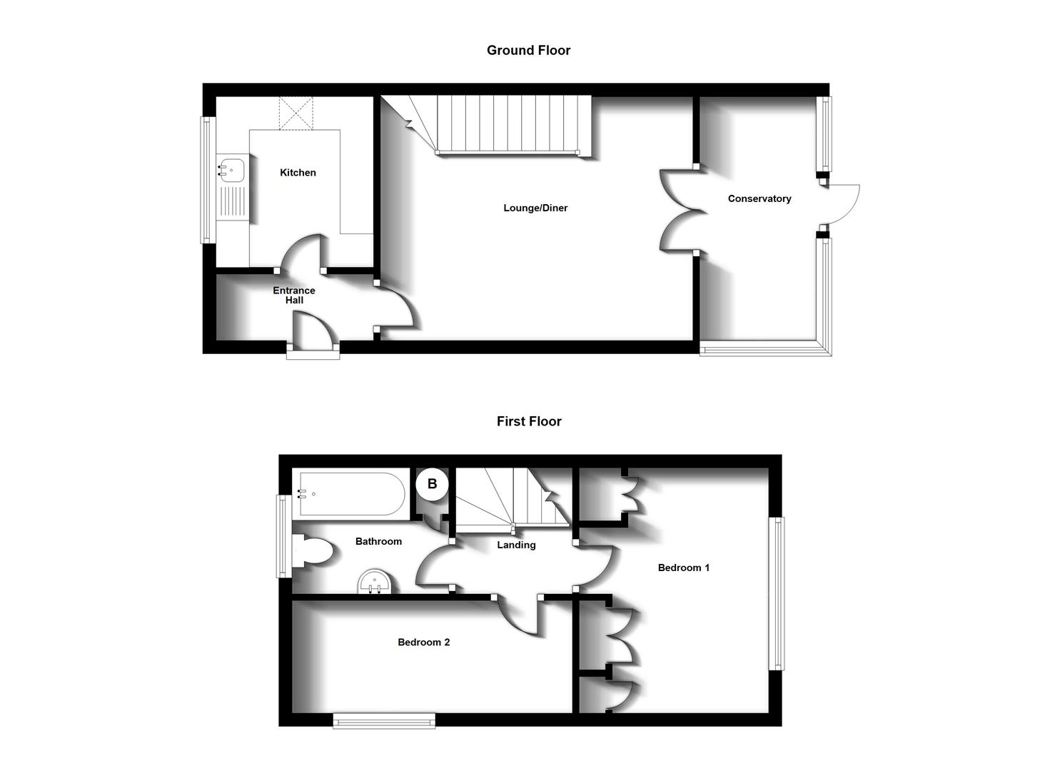 Floorplans For Wavebeck Court, Long Lawford, Rugby