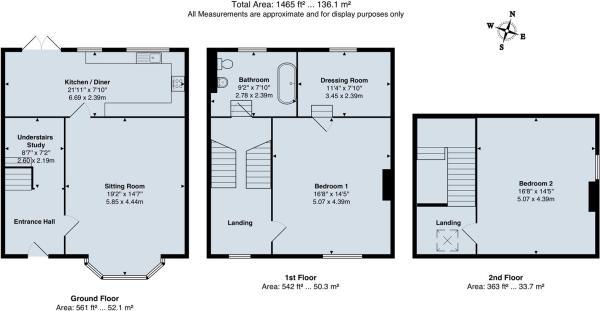 Floorplans For Brockhurst Lane, Monks Kirby, Rugby