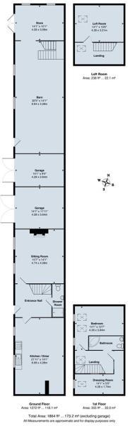 Floorplans For Brockhurst Lane, Monks Kirby, Rugby