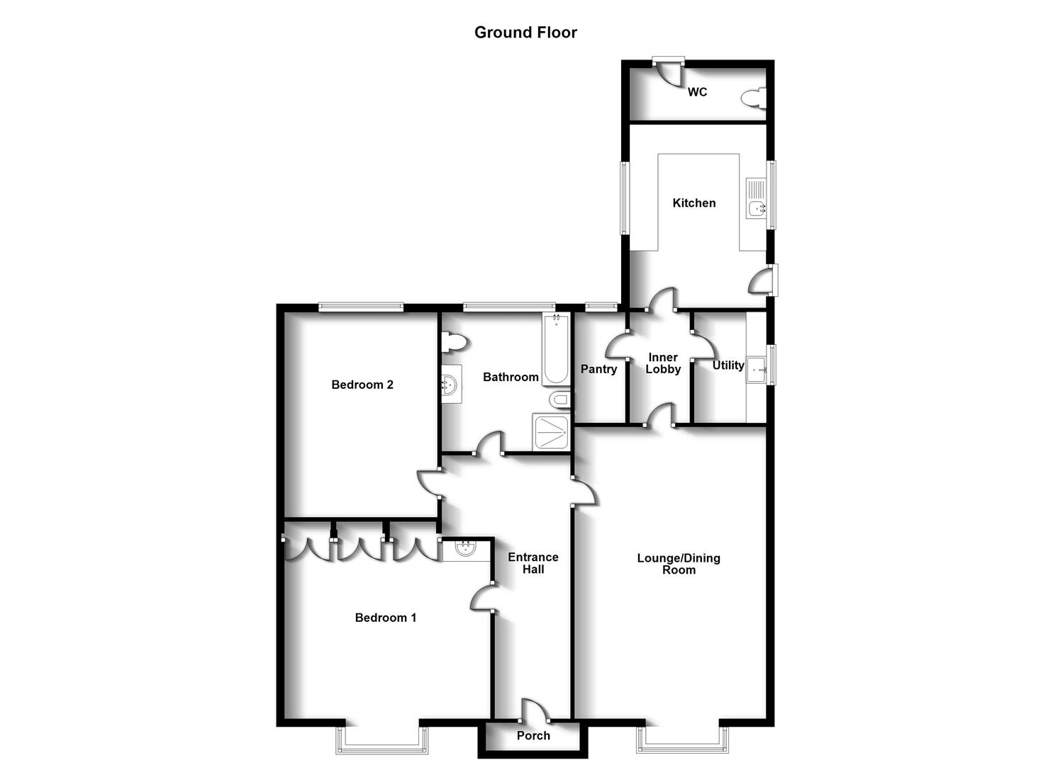 Floorplans For Rugby Road, Clifton Upon Dunsmore, Rugby