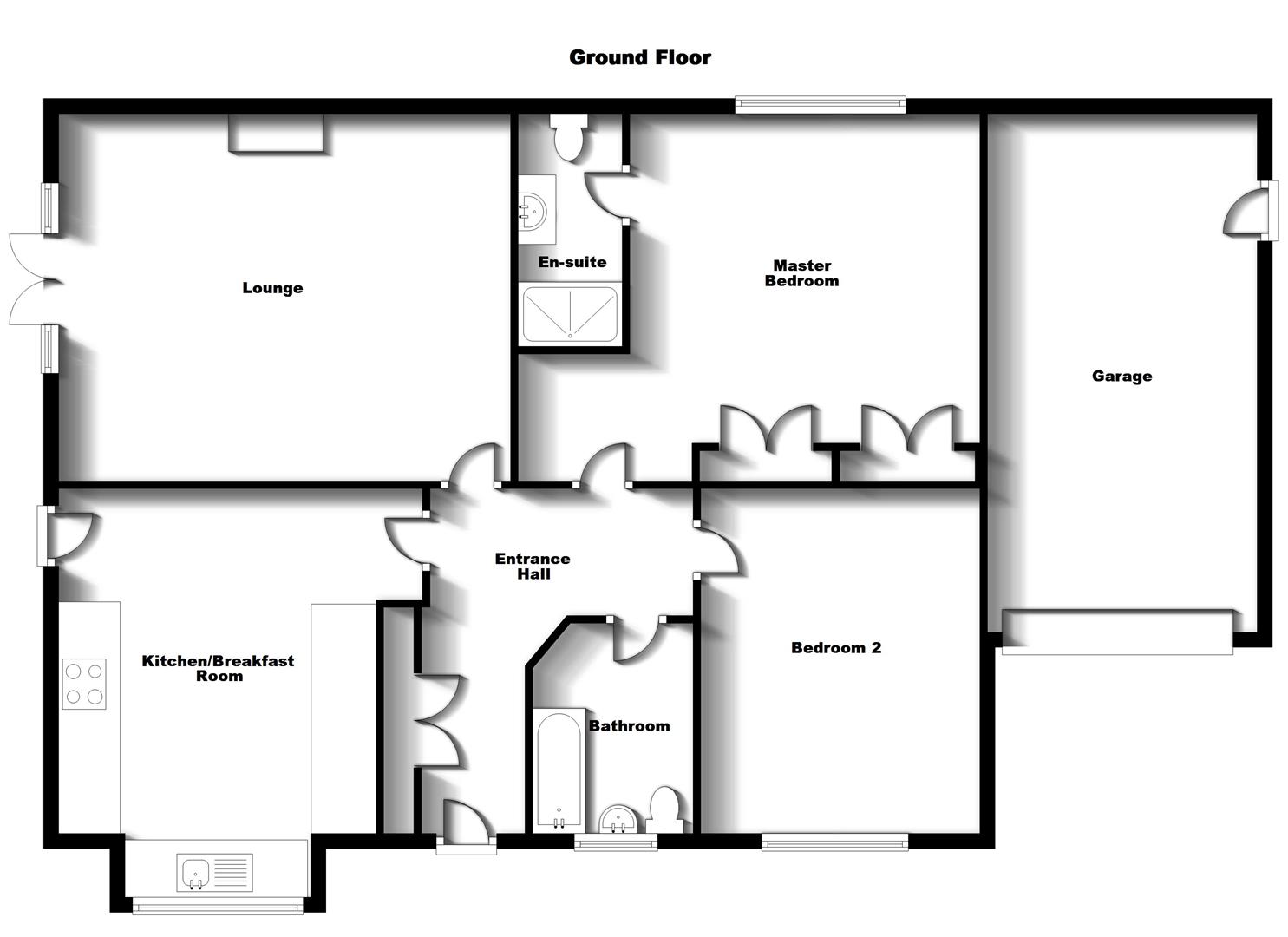 Floorplans For Grange Close, Bilton Village, Rugby