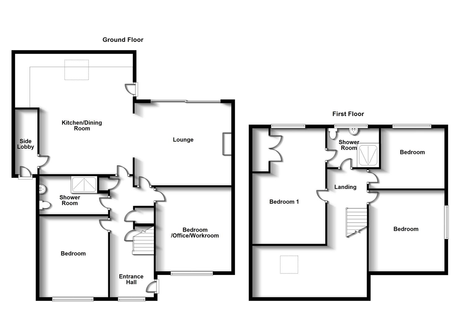 Floorplans For Kilbracken, Main Road, Kilsby, Rugby