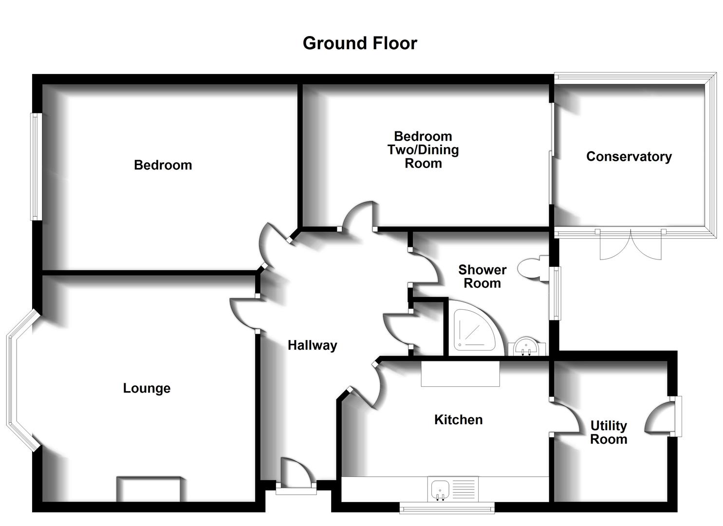 Floorplans For Tennyson Avenue, Shakespeare Gardens, Rugby