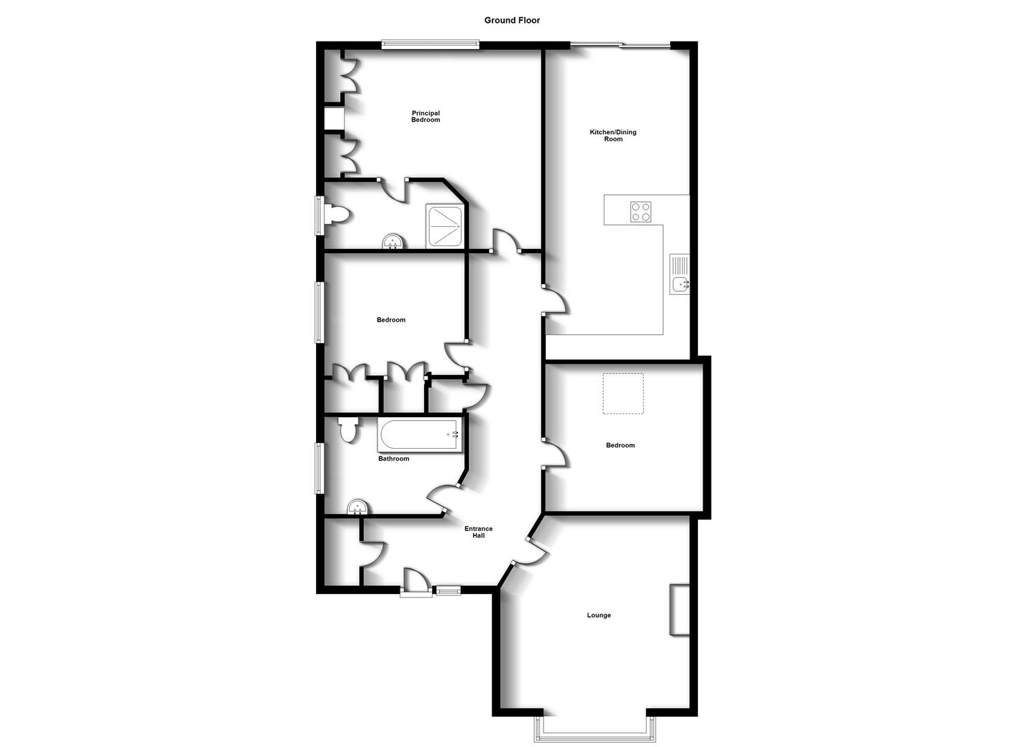 Floorplans For Crick Road, Hillmorton, Rugby