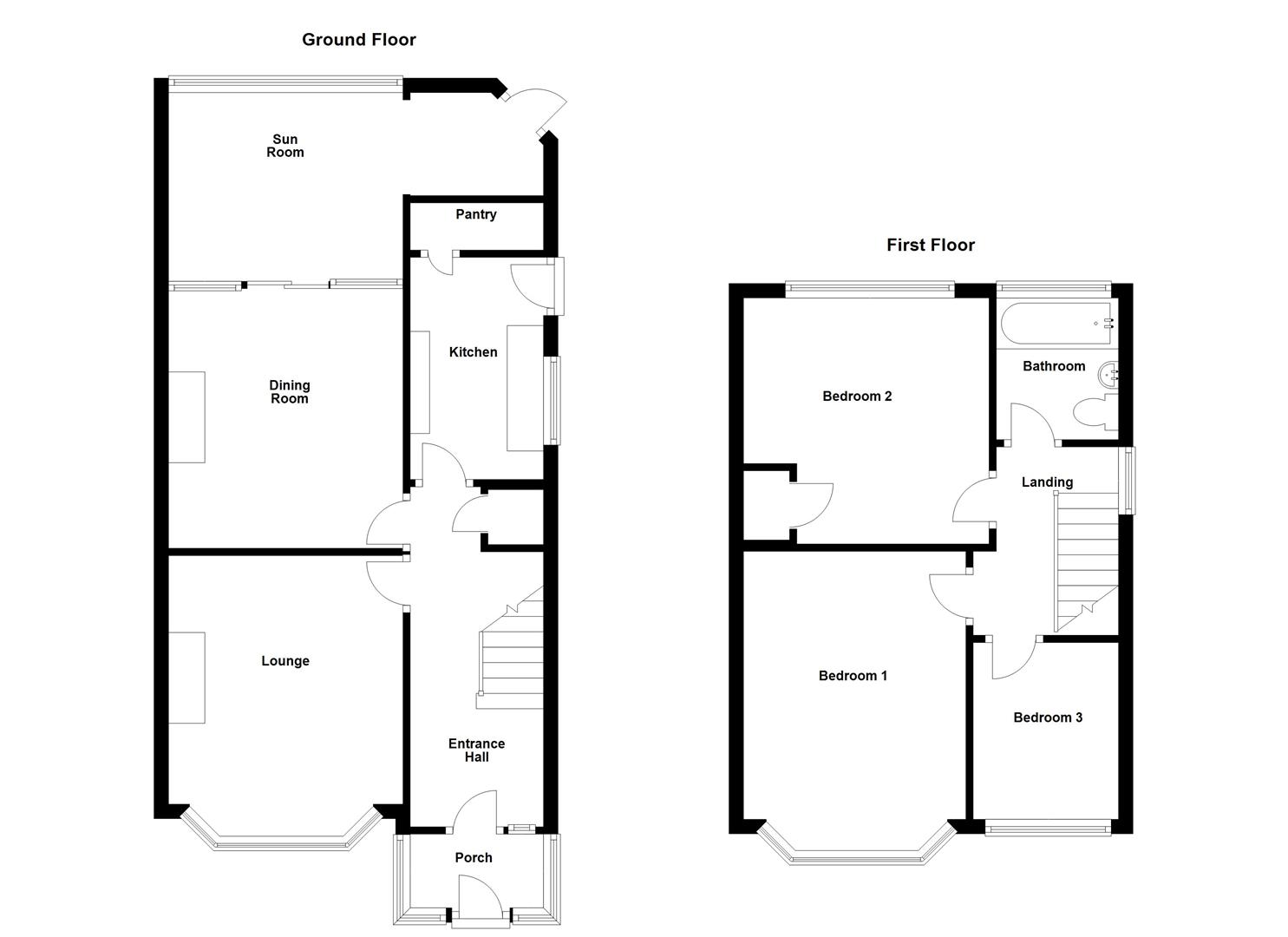 Floorplans For Charlesfield Road, Rugby