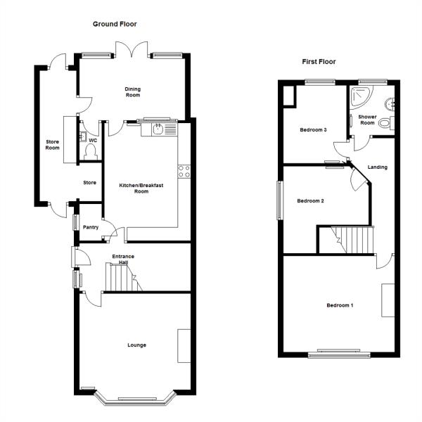 Floorplans For Addison Road, Bilton, Rugby