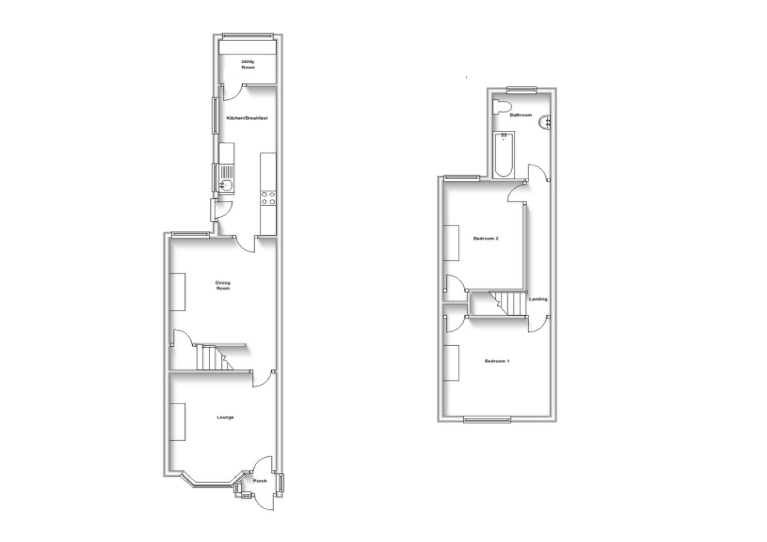 Floorplans For Addison Road, Bilton, Rugby