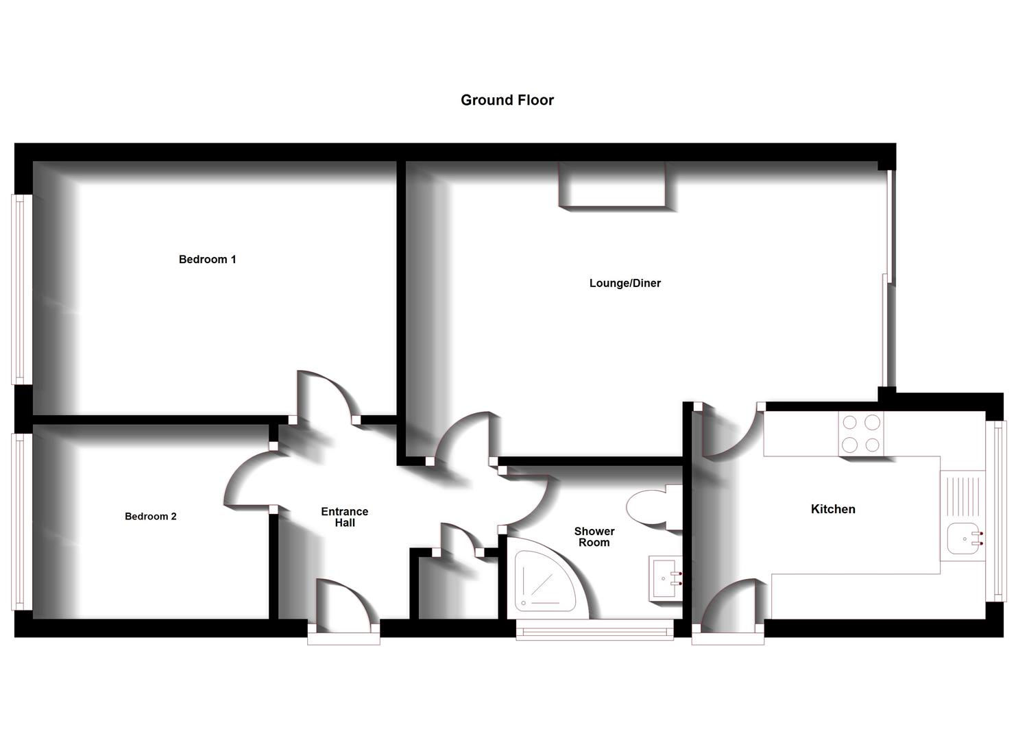 Floorplans For Featherbed Lane, Hillmorton, Rugby
