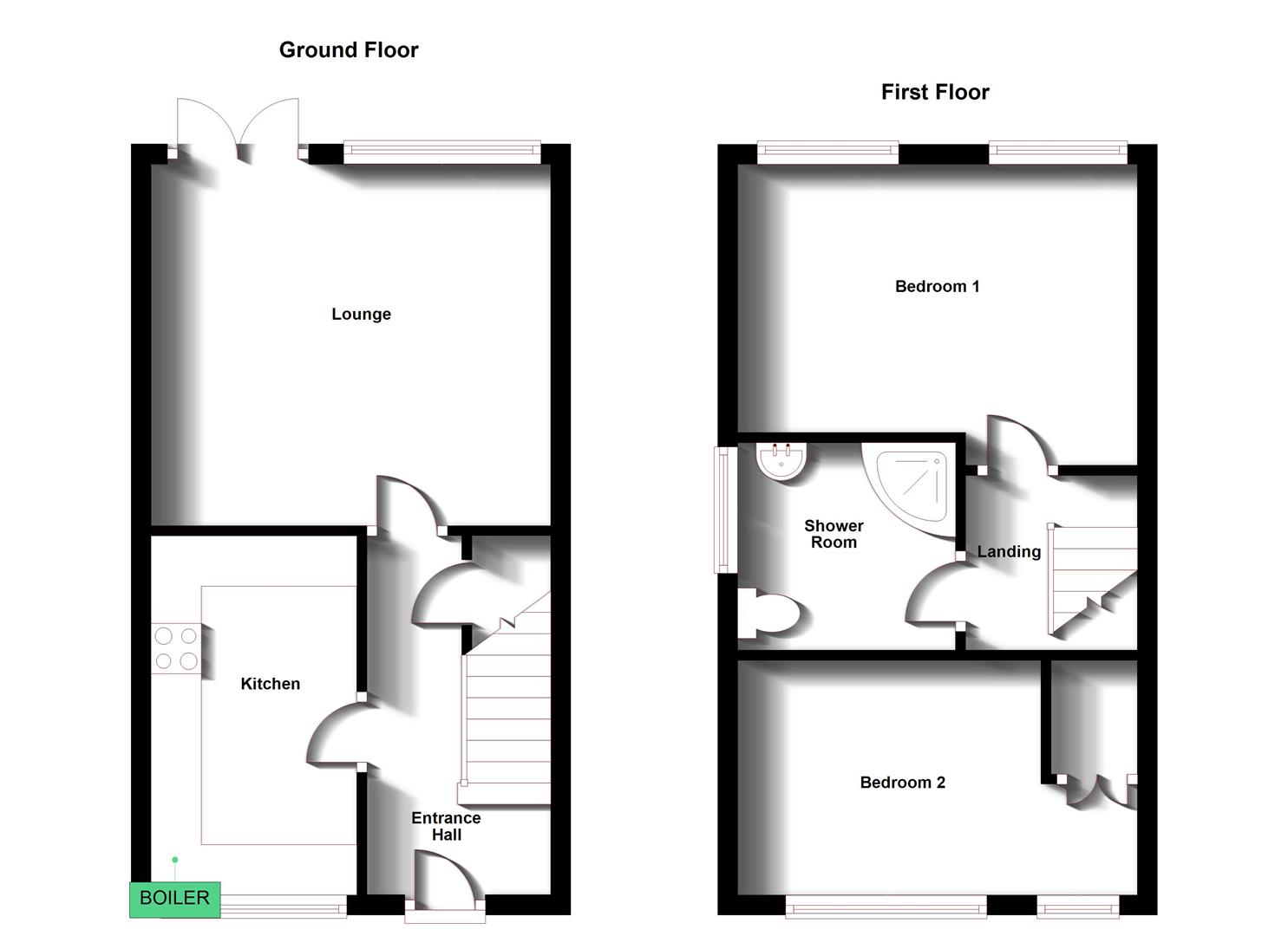 Floorplans For Birdingbury Road, Marton, Rugby