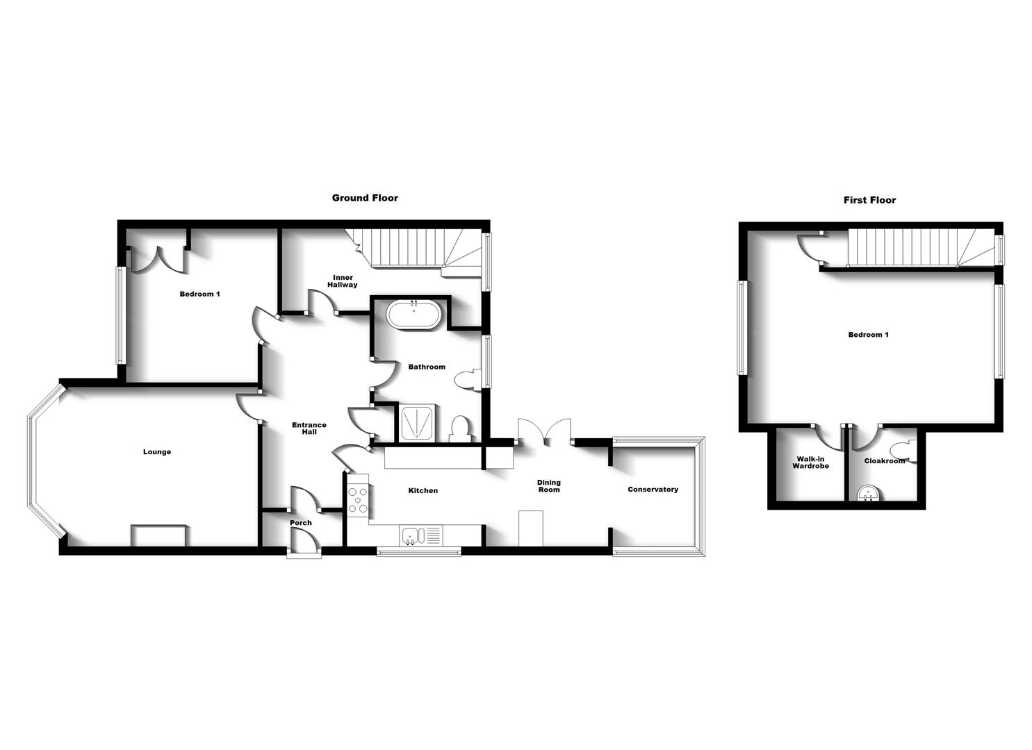 Floorplans For Lower Hillmorton Road, Rugby