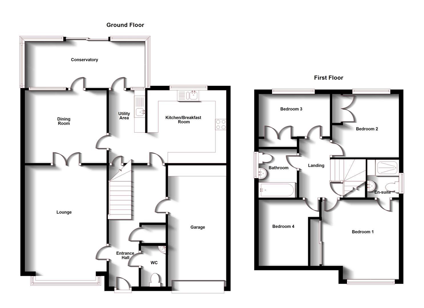 Floorplans For Buchanan Road, Rugby