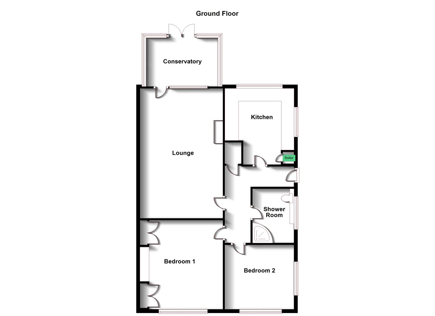 Floorplans For Anson Close, Rugby