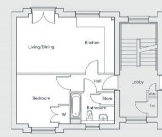Floorplans For Anton Close, Rugby