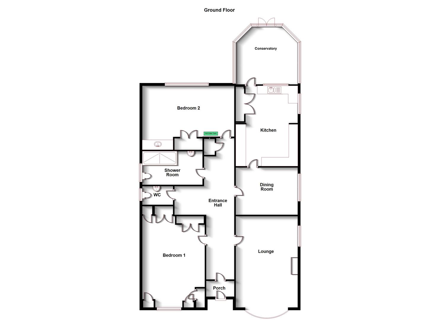 Floorplans For Cawston Lane, Dunchurch, Rugby