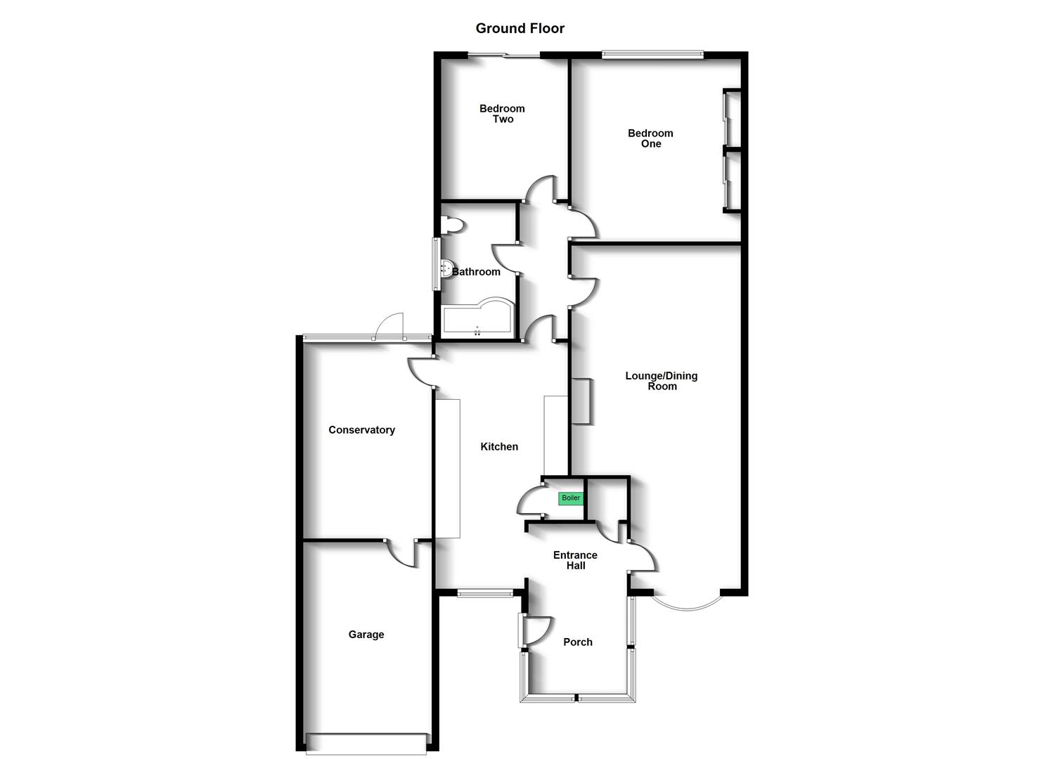 Floorplans For South View Road, Long Lawford, Rugby