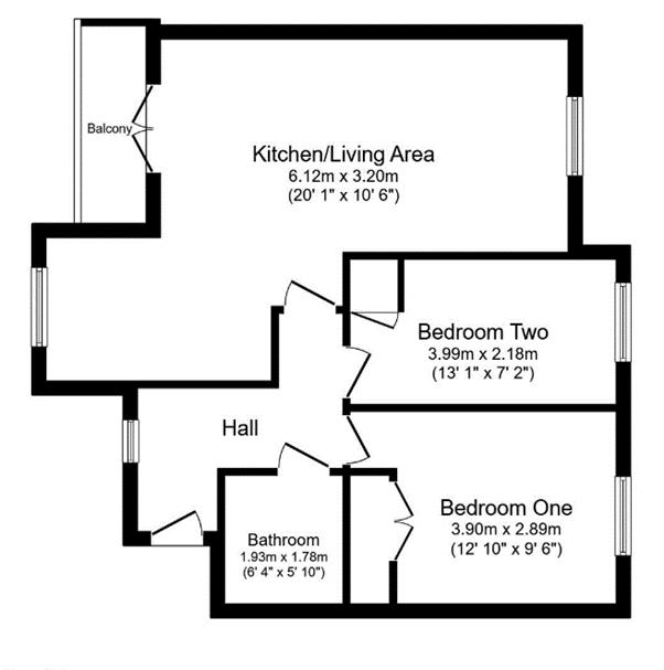 Floorplans For Avocet Close, Rugby