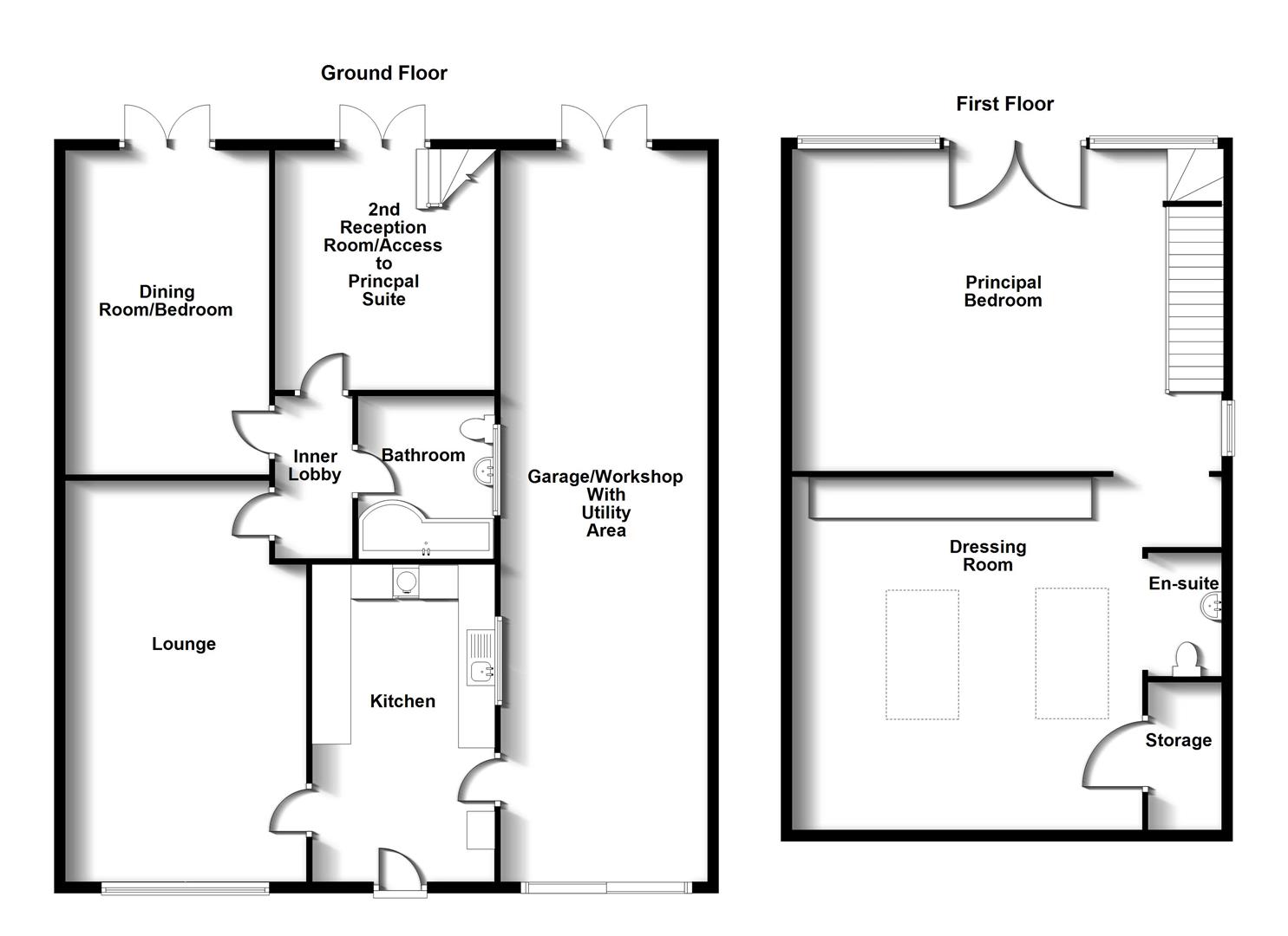 Floorplans For Montague Road, Rugby