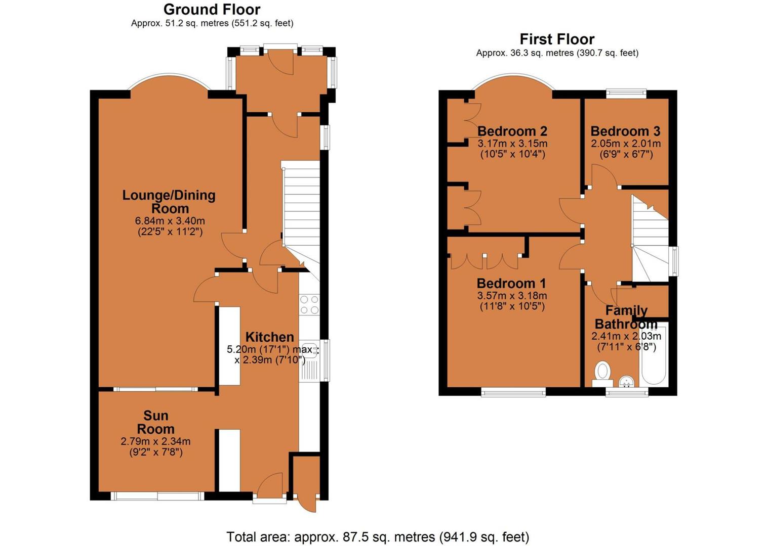 Floorplans For Church Road, Ryton On Dunsmore, Coventry