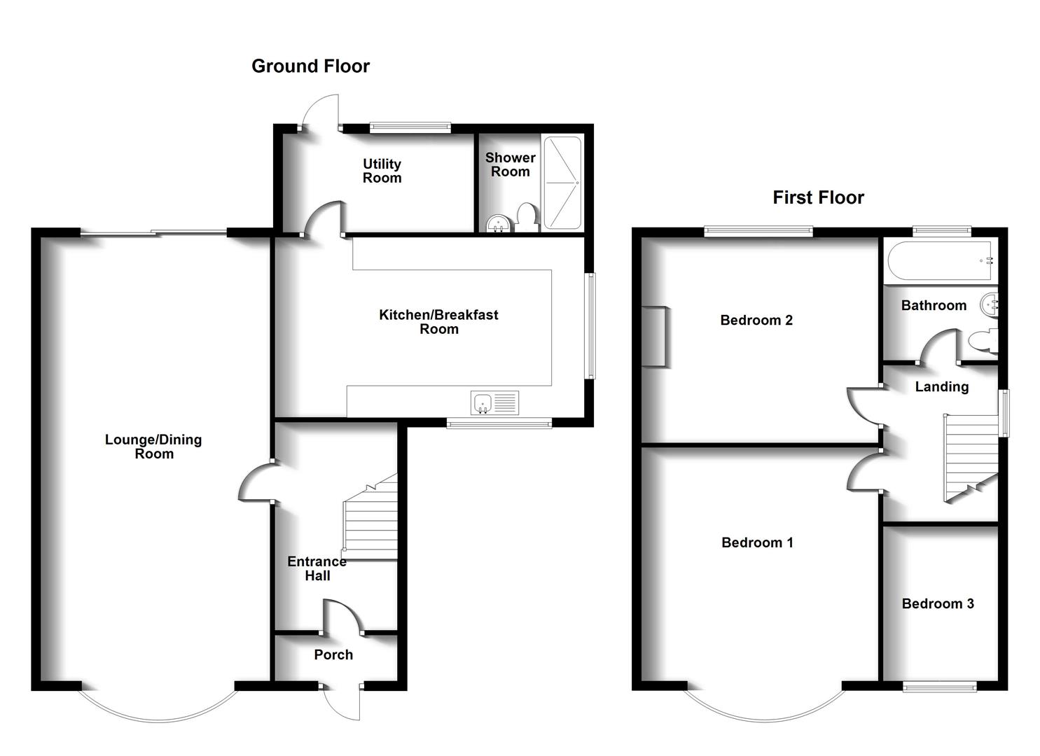 Floorplans For Burnside, Rugby