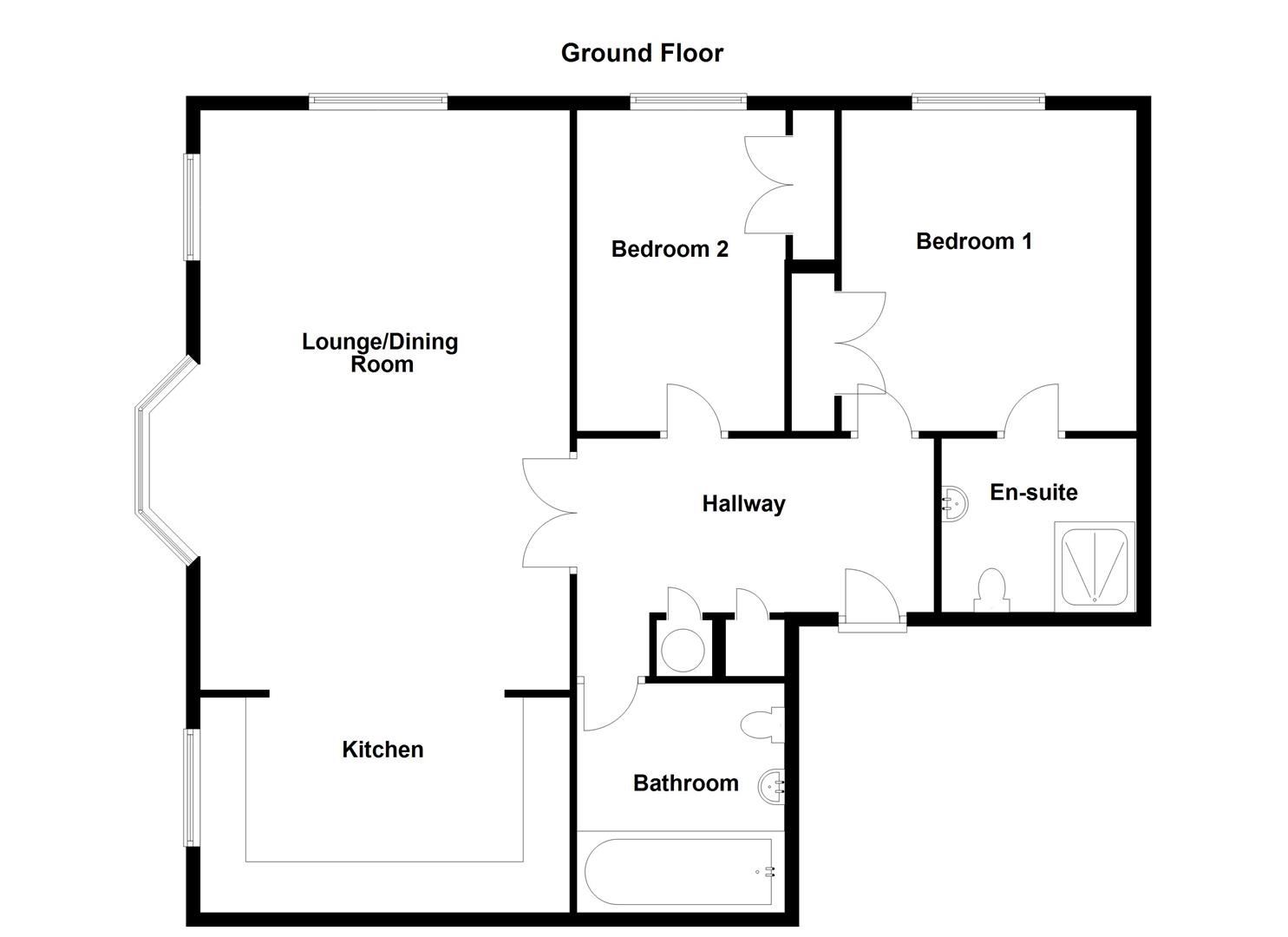 Floorplans For Streeton House, Lime Tree Village, Rugby
