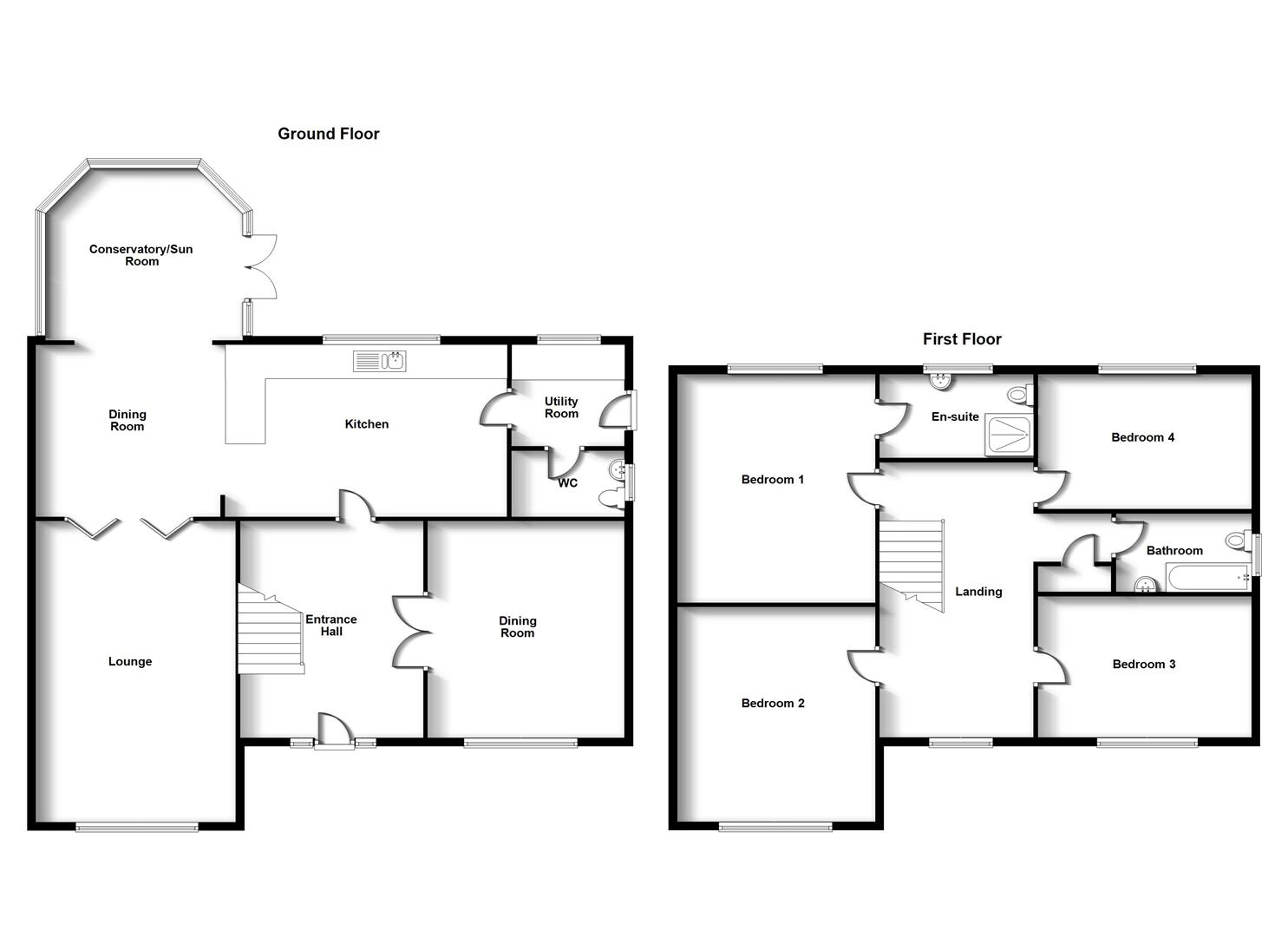 Floorplans For Onley Park, Willoughby, Rugby