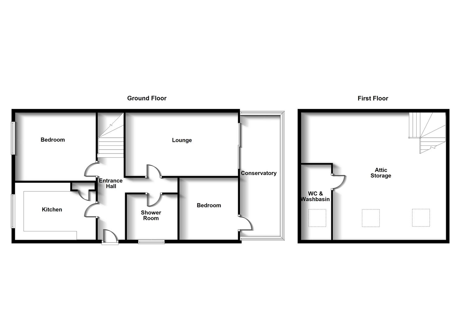 Floorplans For Freemantle Road, Rugby, Warwickshire