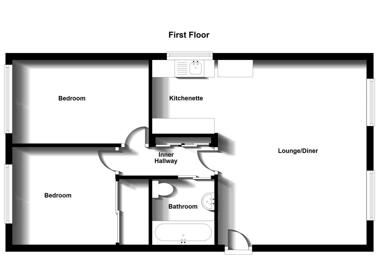 Floorplans For Martin Lane, Rugby