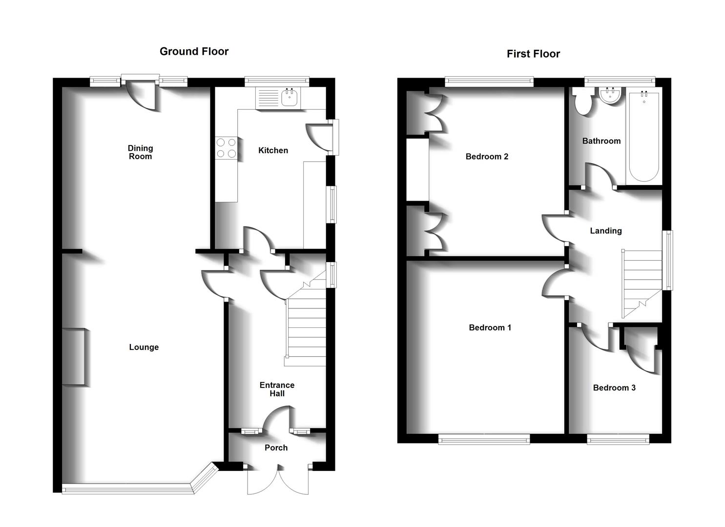 Floorplans For David Road Bilton Rugby