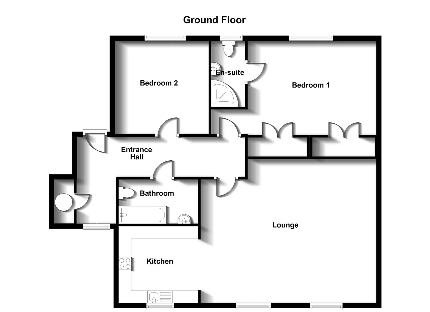 Floorplans For Hogan House, Ivy Grange, Bilton, Rugby