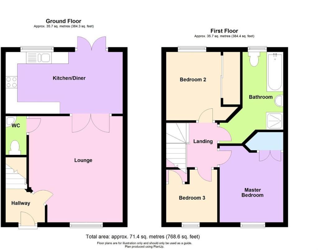Floorplans For Ivy Grange, Bilton Village, Rugby