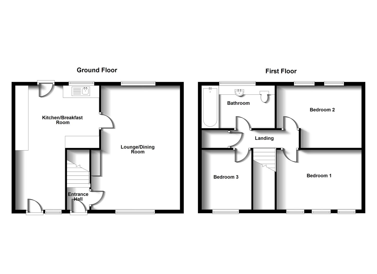 Floorplans For Biddulph Terrace, Main Street, Frankton Village