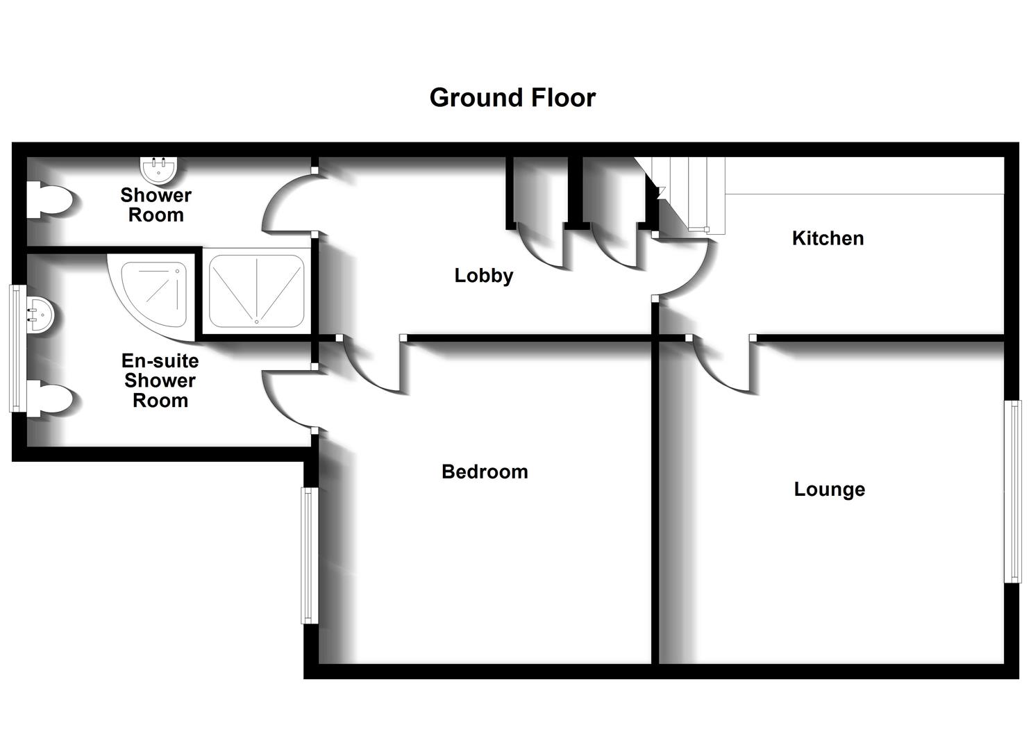 Floorplans For Cross Street, Rugby