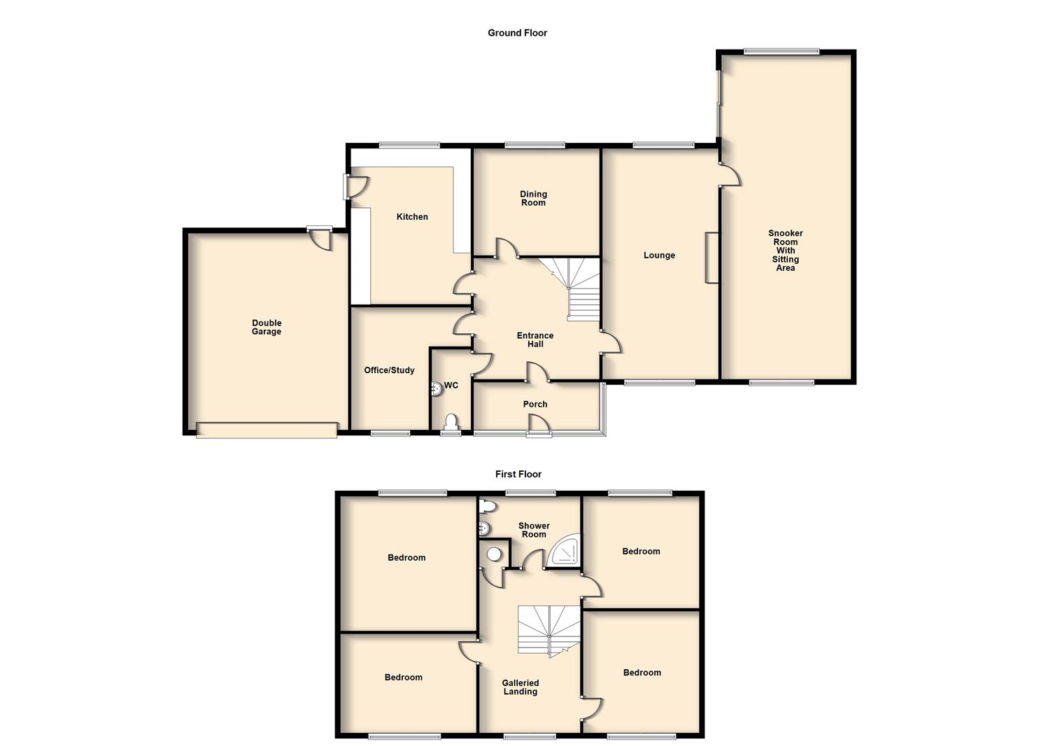 Floorplans For Staverton Leys, Rugby